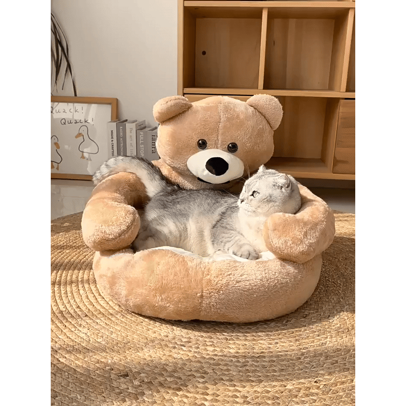 Kuscheliges Teddy-Bett