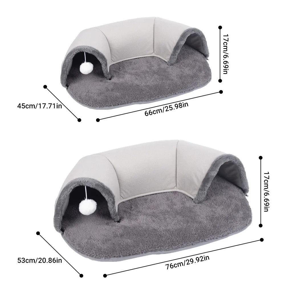 Interaktiver Ellipsen-Katzentunnel