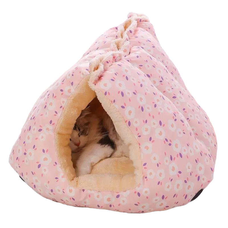 2-in-1 Katzenbett & Zelt